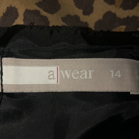 A WEAR large black lace  high low pencil skirt - Picture 7 of 12